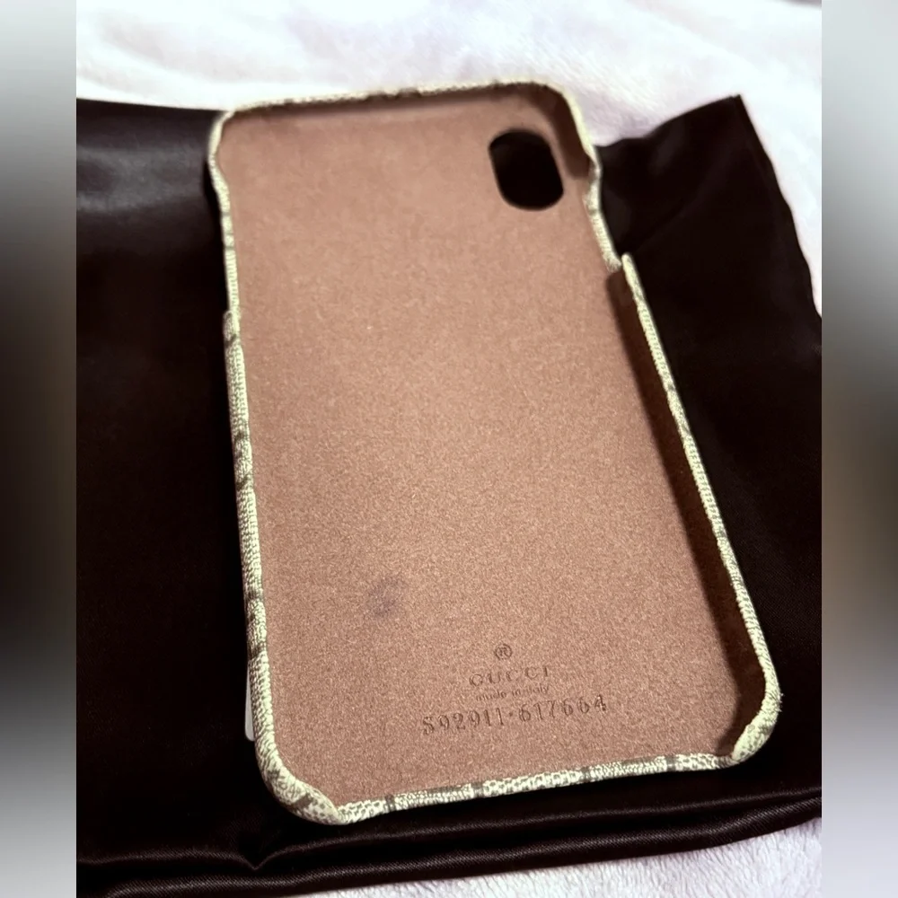 GUCCI PHONE CASE - IPHONE 10 XS MAX - BROWN